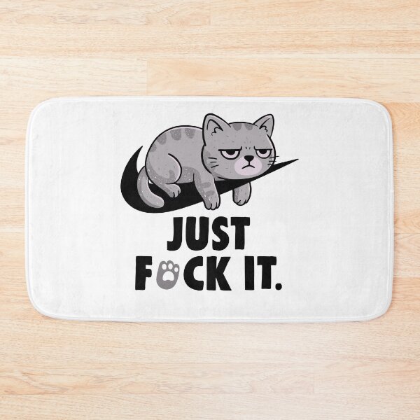 Item preview, Just Fuck It Ironic Funny Cat designed and sold by koalateess.