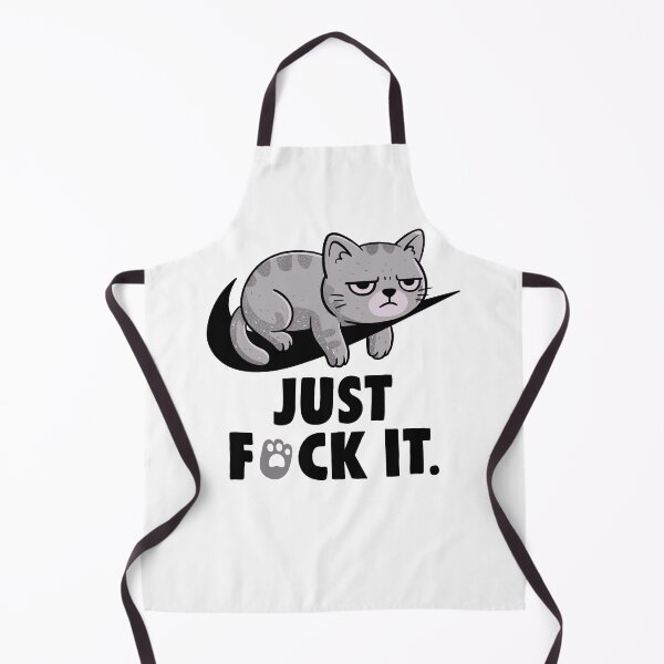 Item preview, Just Fuck It Ironic Funny Cat designed and sold by koalateess.