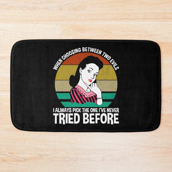 Item preview, When Choosing Between Two Evils designed and sold by Cat Lady Designs.