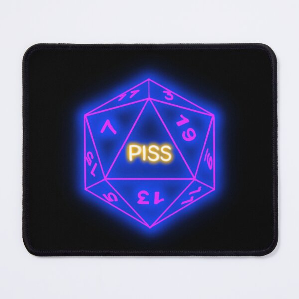 Item preview, UV D20 - Gold PISS Nat 1 designed and sold by Shadarinth.