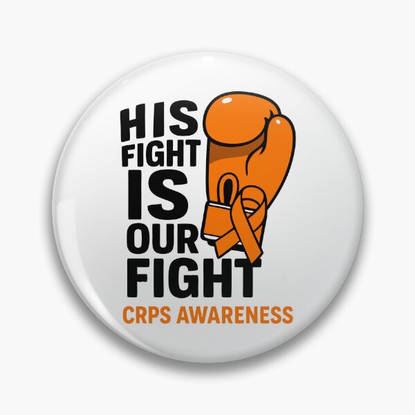 Item preview, His fight Is Our Fight CRPS Support designed and sold by HandicraftArt.
