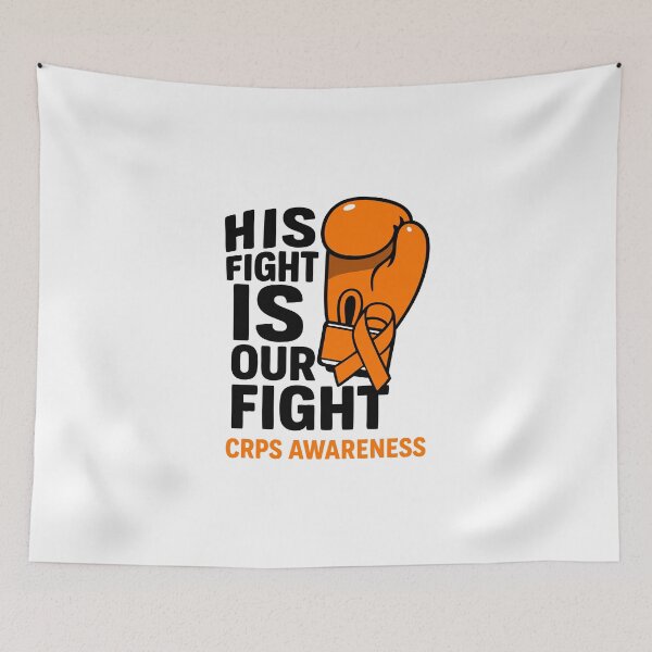 Item preview, His fight Is Our Fight CRPS Support designed and sold by HandicraftArt.