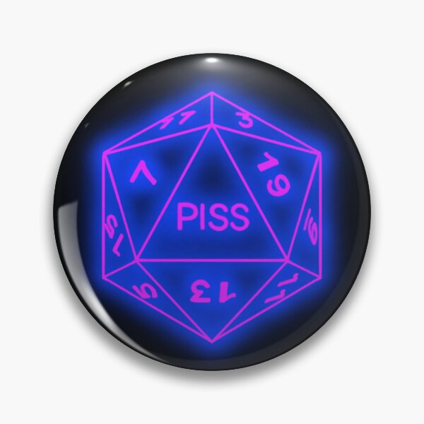 Item preview, UV D20 - PISS Nat 1 designed and sold by Shadarinth.