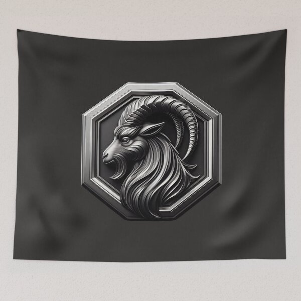Item preview, Emblem of the goat designed and sold by Animals - WildSpirit.