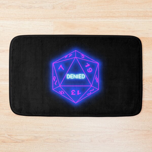 Item preview, UV D20 - Bright DENIED Nat 1 designed and sold by Shadarinth.