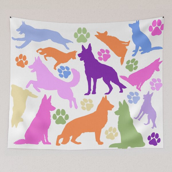 Item preview, German Shepherd rainbow designed and sold by BritishDelights.