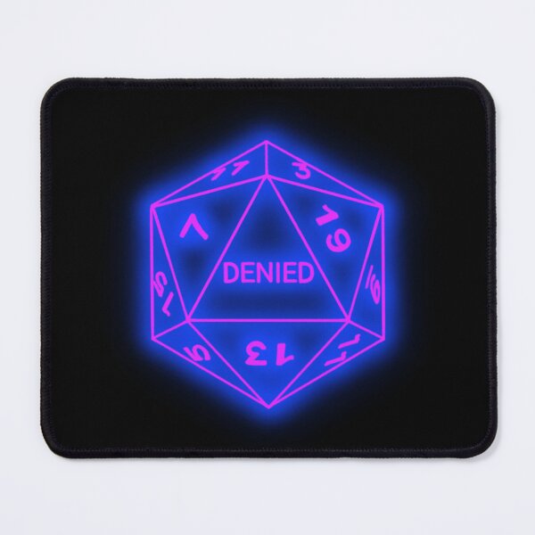 Item preview, UV D20 - DENIED Nat 1 designed and sold by Shadarinth.