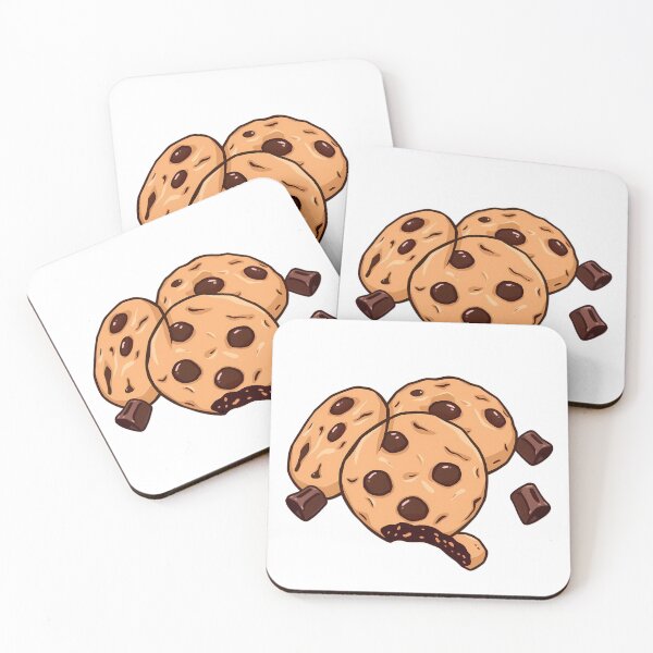 Item preview, Three Chocolate Chip Cookies Crumbs Food Sweet Brown designed and sold by ART ATTACK ZONE.