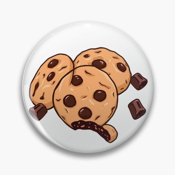 Item preview, Three Chocolate Chip Cookies Crumbs Food Sweet Brown designed and sold by ART ATTACK ZONE.