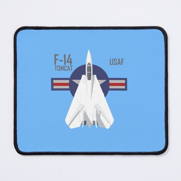 Item preview, F‑14 Tomcat USAF Flat Vector Fighter Jet Top‑Down Illustration designed and sold by VeroshopCR.