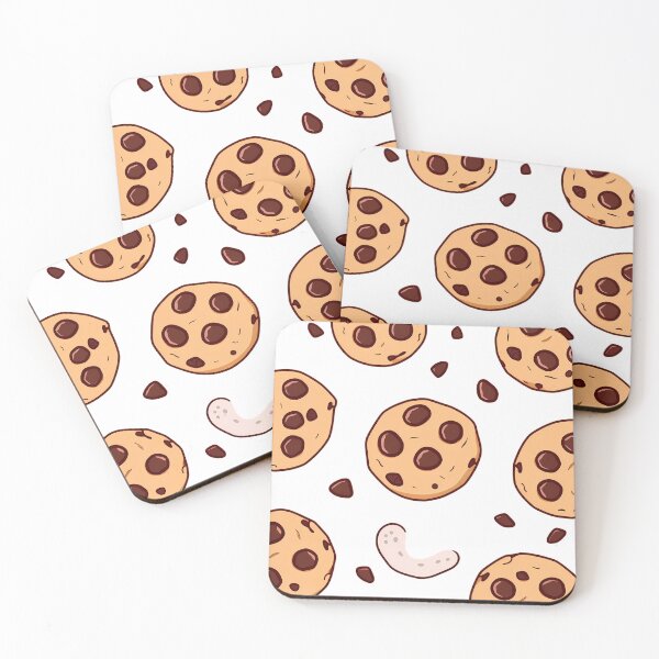 Item preview, Seamless Pattern Chocolate Chip Cookies Crumbs Snack Delicious designed and sold by ART ATTACK ZONE.