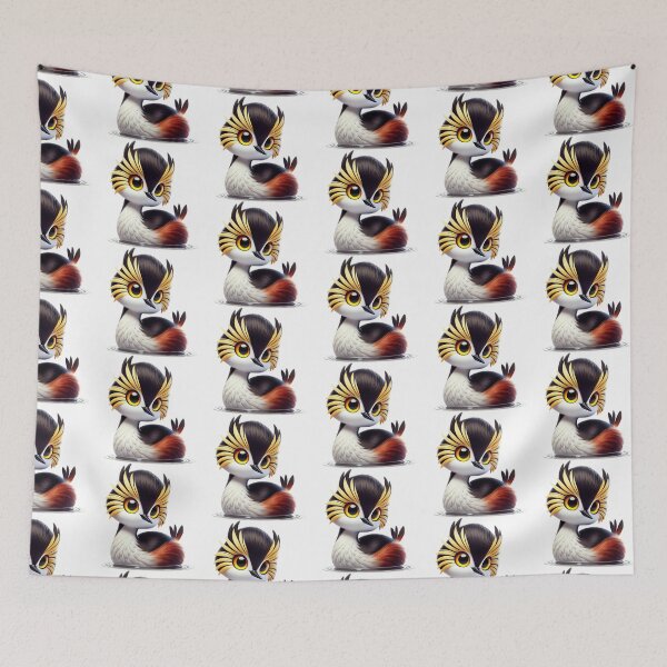 Item preview, Adorable Eared Grebe designed and sold by Sillytoe.