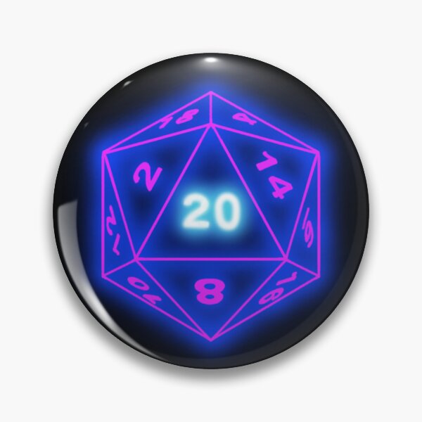Item preview, UV D20 - Bright Nat 20 designed and sold by Shadarinth.
