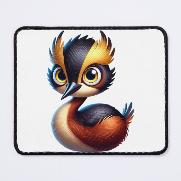 Item preview, Adorable Horned Grebe designed and sold by Sillytoe.