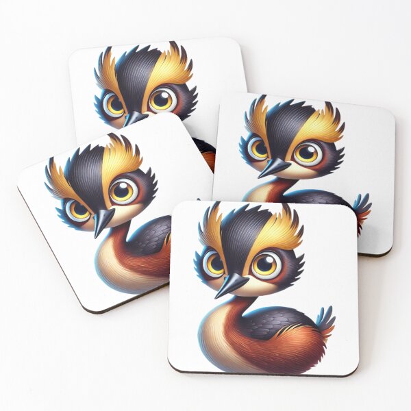 Item preview, Adorable Horned Grebe designed and sold by Sillytoe.