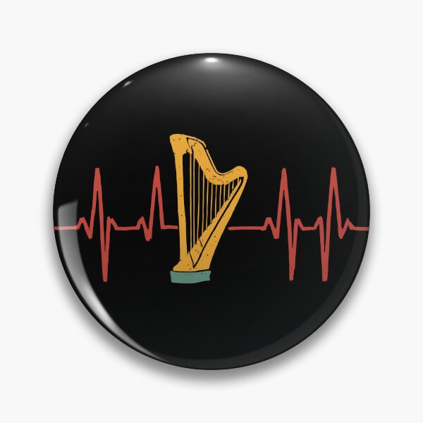 Item preview, Harp Heartbeat designed and sold by JessArty ⭐⭐⭐⭐⭐.