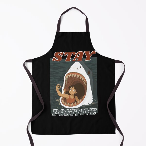 Item preview, selfie with the shark - stay positive designed and sold by What you are is Beautiful.