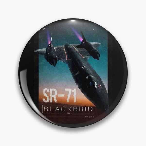 Item preview, SR‑71 Blackbird Mach 3 Vintage Aviation Illustration designed and sold by VeroshopCR.