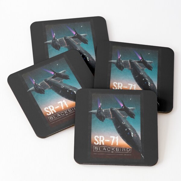 Item preview, SR‑71 Blackbird Mach 3 Vintage Aviation Illustration designed and sold by VeroshopCR.