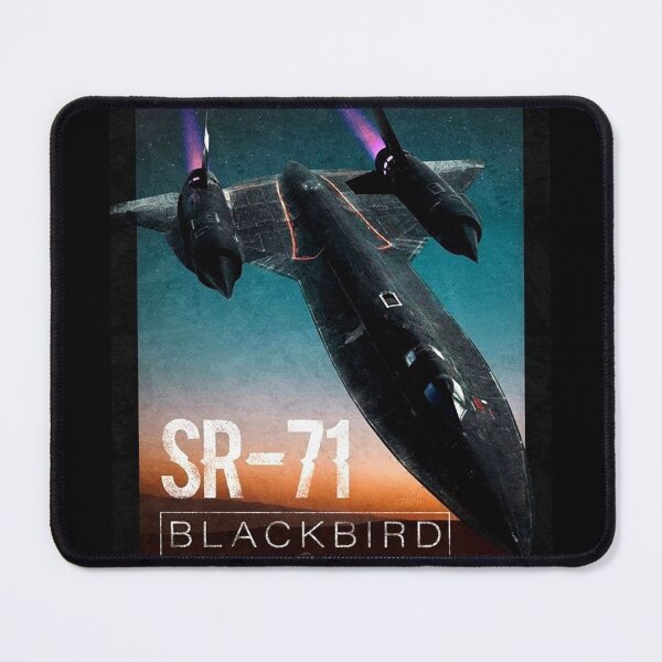 Item preview, SR‑71 Blackbird Mach 3 Vintage Aviation Illustration designed and sold by VeroshopCR.