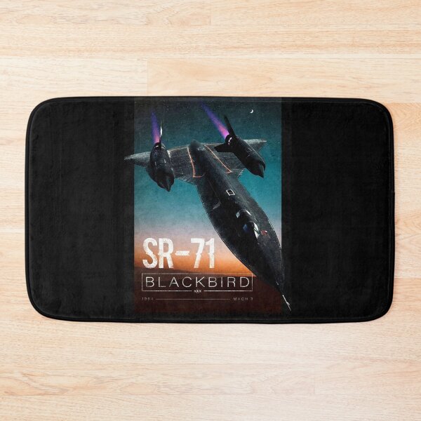 Item preview, SR‑71 Blackbird Mach 3 Vintage Aviation Illustration designed and sold by VeroshopCR.