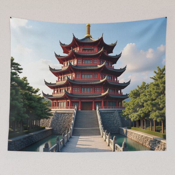 Item preview, Chinese castle designed and sold by MerlinWear.