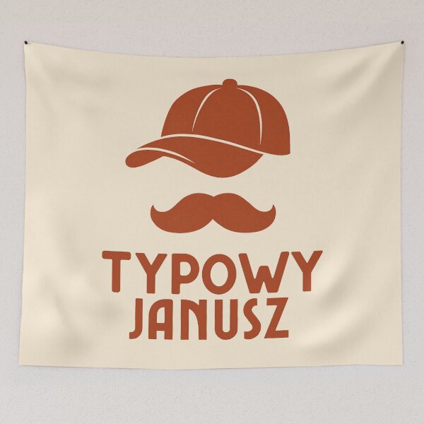 Item preview, Typowy Janusz| Funny Polish Man|  Retro Humor designed and sold by Anniko Art Studio.
