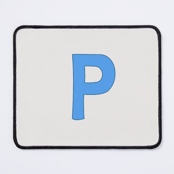Item preview, letter p blue designed and sold by ZiphGames.
