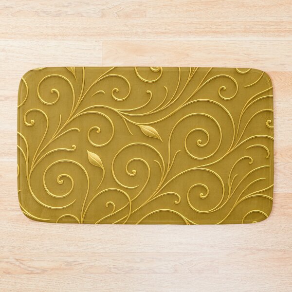 Item preview, Elegant Gold Ornamental Pattern – Luxe Swirl Design designed and sold by Velun.