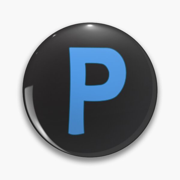 Item preview, letter p blue designed and sold by ZiphGames.