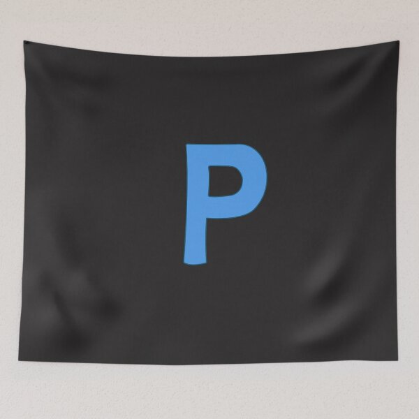 Item preview, letter p blue designed and sold by ZiphGames.