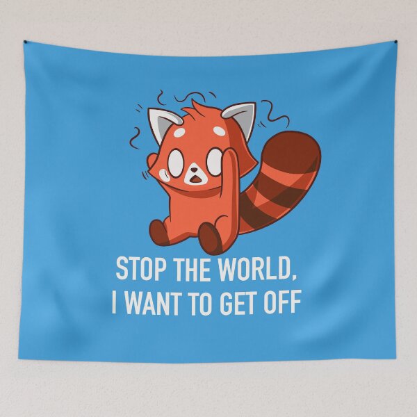 Item preview, Stop The World I Want To Get Off designed and sold by RedPandaTee.