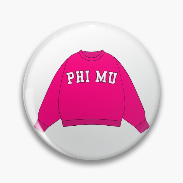 Item preview, Phi Mu Sorority Sweatshirt Sticker designed and sold by skybluepink studio.