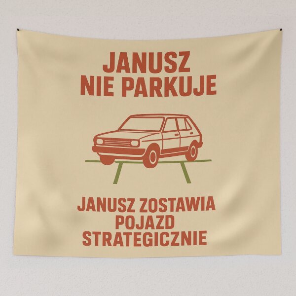 Item preview, Janusz Kierowca| Janusz Driver| Funny Polish Man|  Retro Humor designed and sold by Anniko Art Studio.