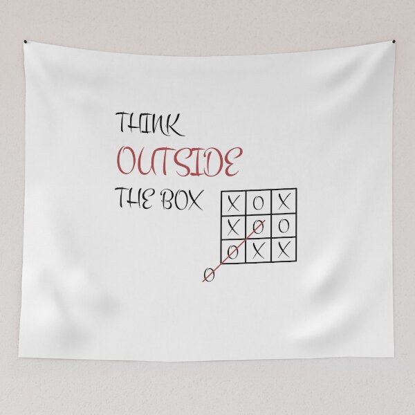 Item preview, Think Outside The Box Pillow & Gift designed and sold by Legendemax.
