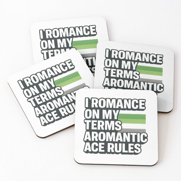Item preview, I ROMANCE ON MY TERMS AROMANTIC ACE RULES designed and sold by Haus Of Sin.