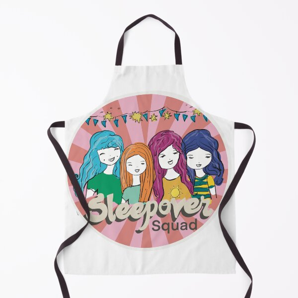 Item preview, Sleepover Squad - Cute Friendship, girls sleepover, memory sleepover, keepsake designed and sold by Pink&Blue @pink.and.blue_studio.