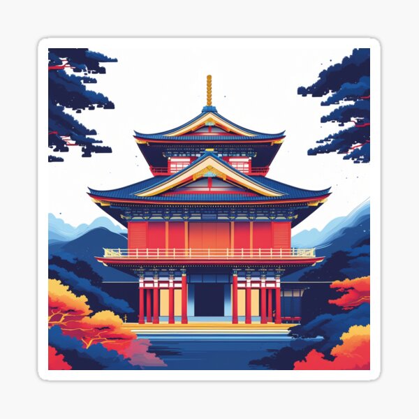 Item preview, Kung Fu temple designed and sold by MerlinWear.