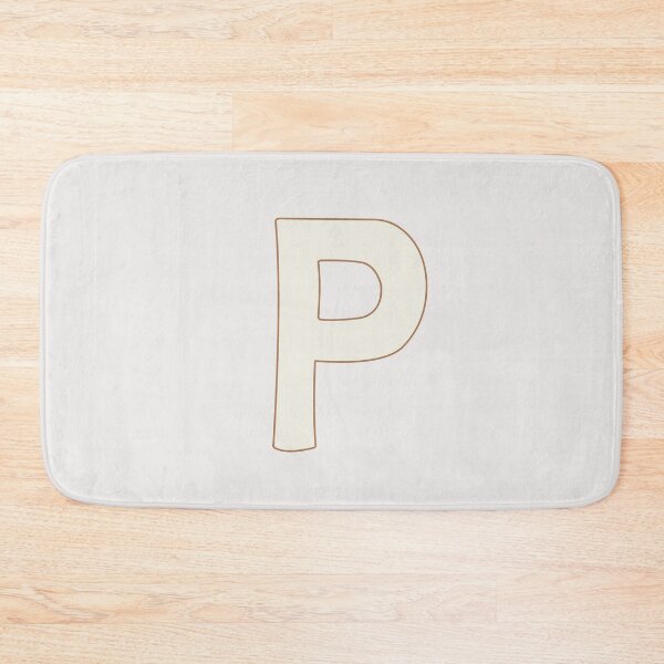 Item preview, letter p white designed and sold by ZiphGames.