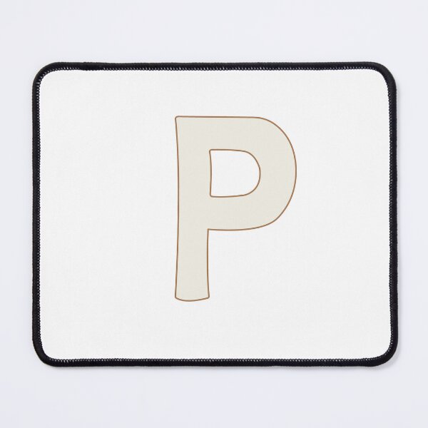 Item preview, letter p white designed and sold by ZiphGames.