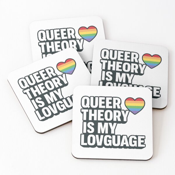 Item preview, Queer Theory Is My Lovguage – Bold Pride Text designed and sold by Haus Of Sin.