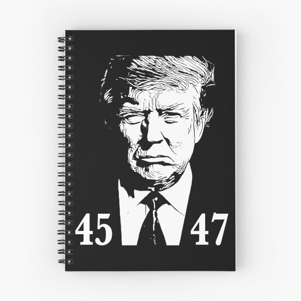 Artikelvorschau, Trump 45 47 Porträt Weiß entworfen und verkauft von PerkyParakeet.