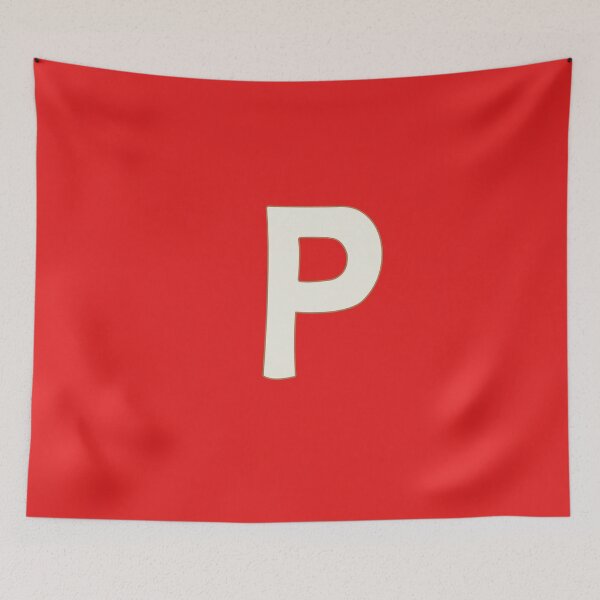 Item preview, letter p white designed and sold by ZiphGames.