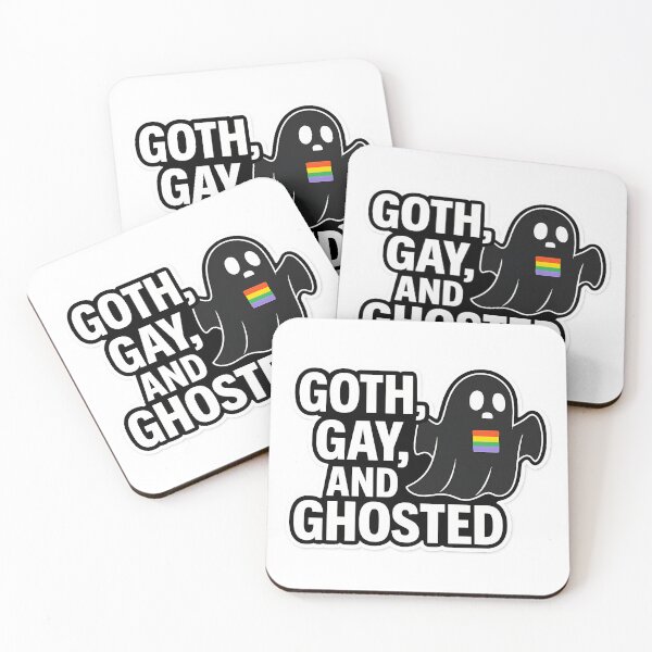 Item preview, Goth, Gay, and Ghosted – Pride Ghost Design designed and sold by Haus Of Sin.