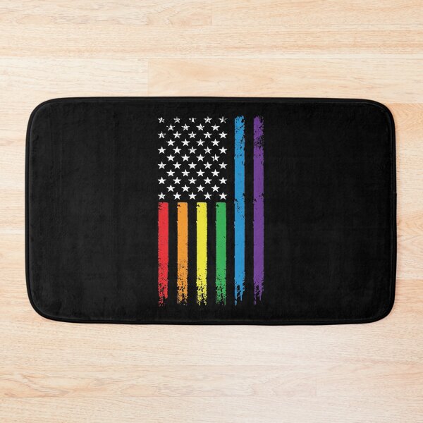 Item preview, Gay Pride Rainbow American Flag | LGBT 4th of July | LGBTQ Progress Flag designed and sold by YikesForever.