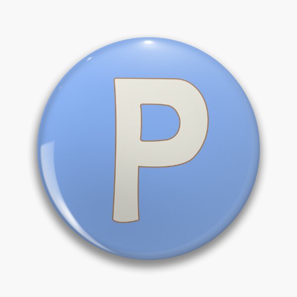 Item preview, letter p white designed and sold by ZiphGames.