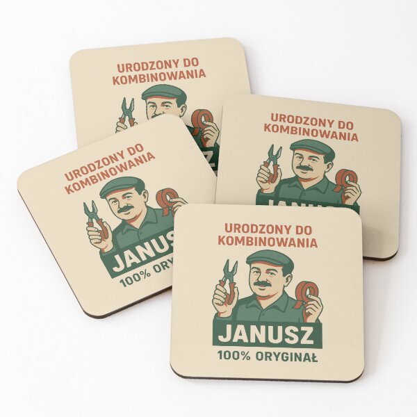 Item preview, Janusz Kombinator| Janusz | Funny Polish Man|  Retro Style designed and sold by Anniko Art Studio.