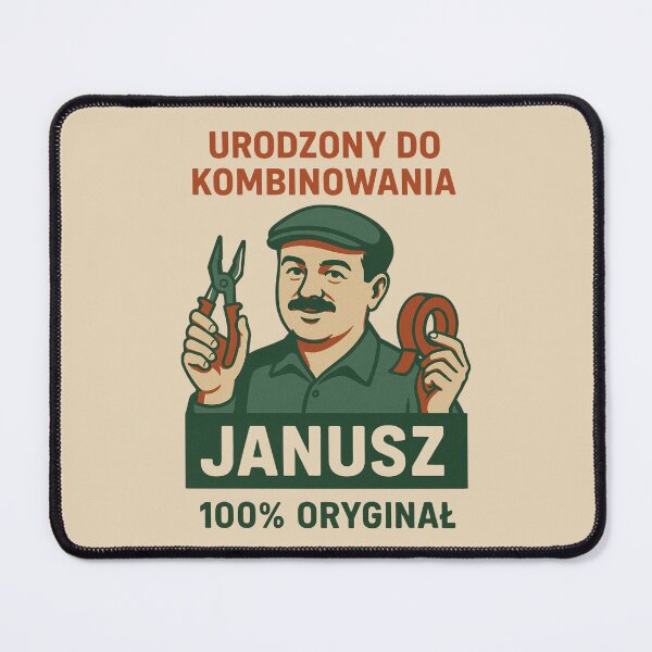 Item preview, Janusz Kombinator| Janusz | Funny Polish Man| Retro Style designed and sold by Anniko Art Studio.