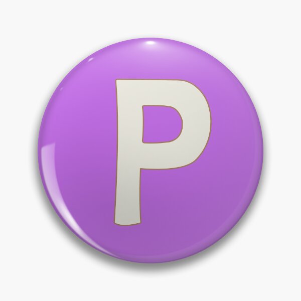 Item preview, letter p white designed and sold by ZiphGames.