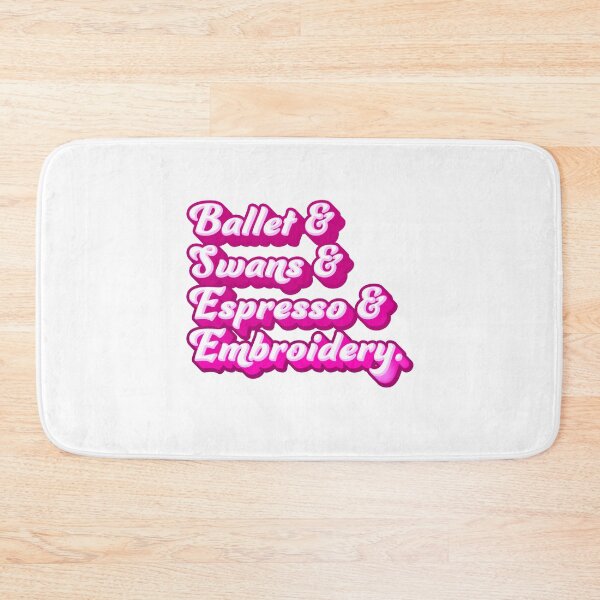 Item preview, Ballet & Swans & Espresso & Embroidery designed and sold by jazzydevil.